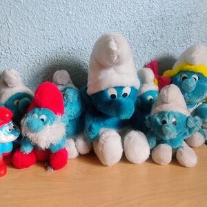 Blue and White Plush Toy‎ Collection